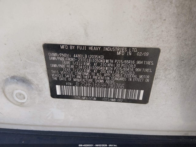 Subaru Forester 2.5x