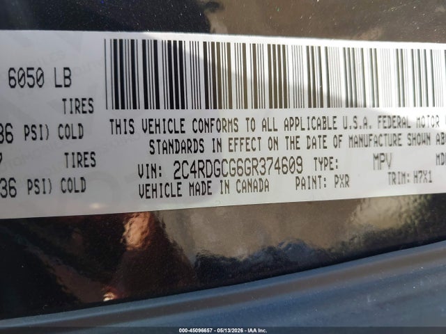 Dodge Grand Caravan Sxt