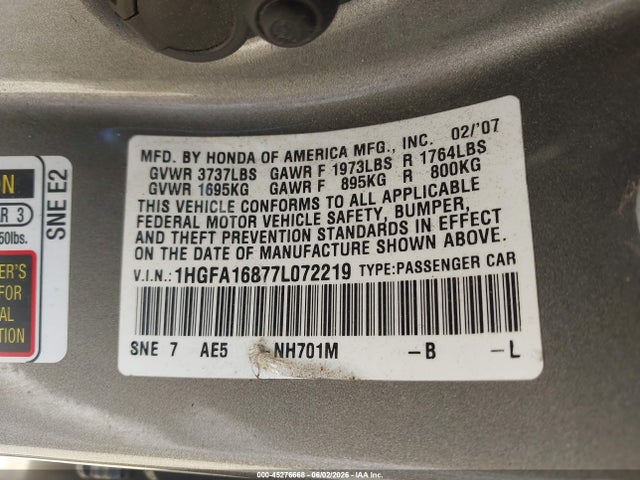 Honda Civic Ex