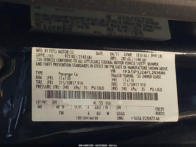 Ford Focus Titanium