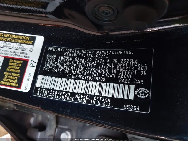 Toyota Camry Se