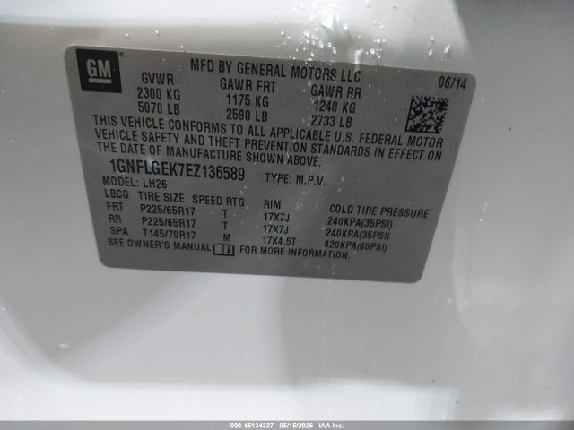 Chevrolet Equinox 2lt