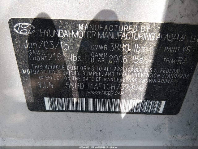 Hyundai ELANTRA Se