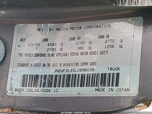 Mazda B Series Cab Plus