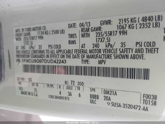 Ford Escape Se