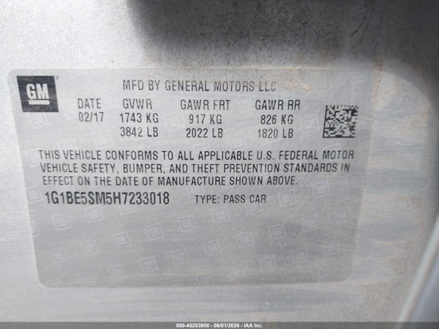 Chevrolet Cruze Lt Auto