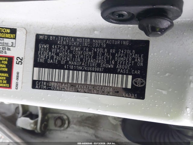 Toyota Camry Xle