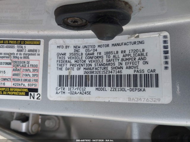 Toyota Corolla S