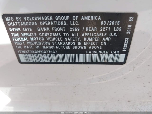 Volkswagen Passat 1.8t S