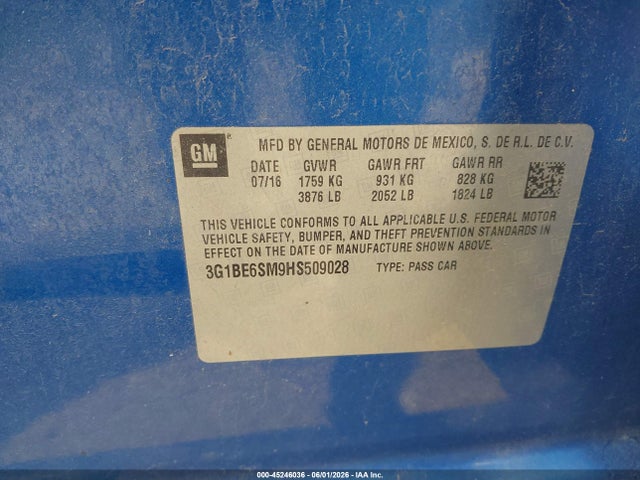 Chevrolet Cruze Lt Auto