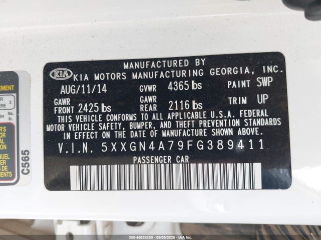 Kia Optima Ex