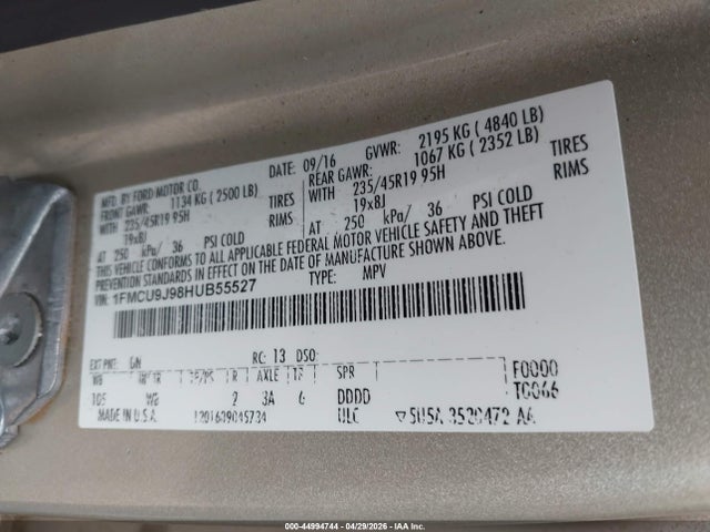 Ford Escape Titanium