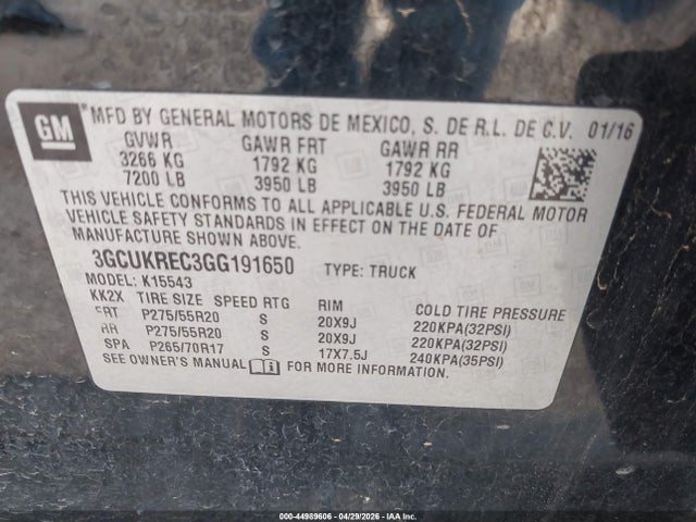 Chevrolet Silverado 1500 1lt