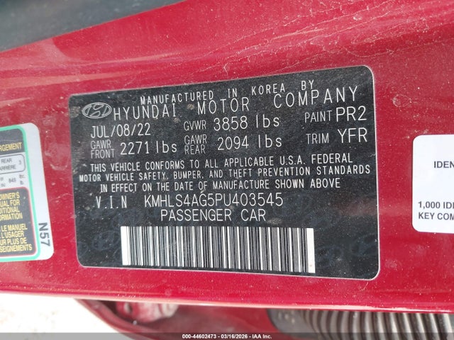 Hyundai ELANTRA Sel