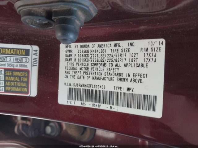 Honda CR-V Ex