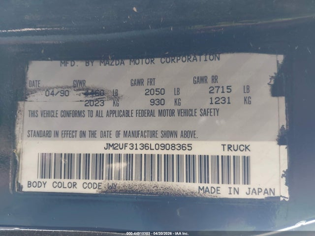 Mazda B Series Cab Plus