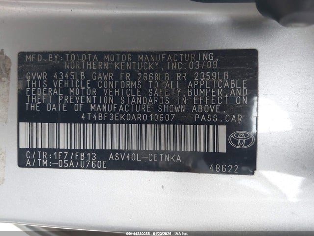 Toyota Camry Le