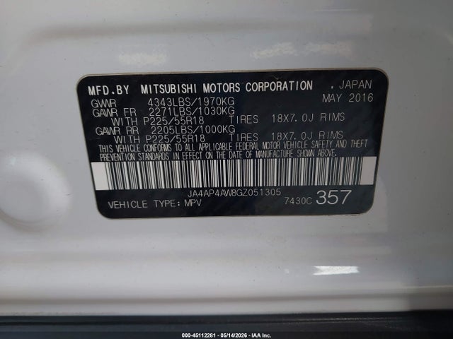 Mitsubishi Outlander 2.4 Sel