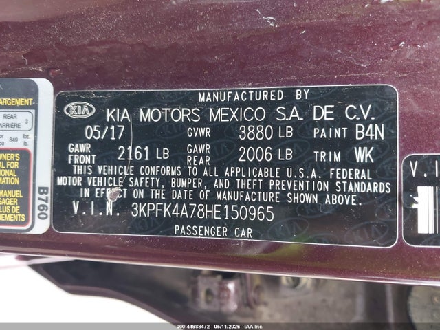 Kia Forte Lx