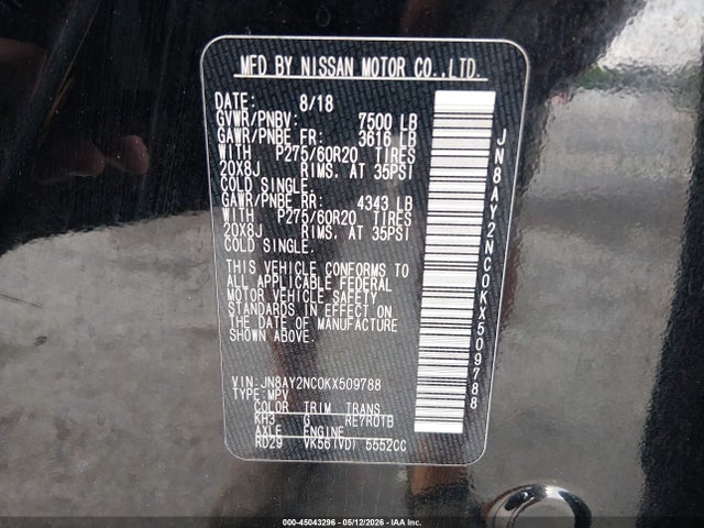 Nissan Armada Sl