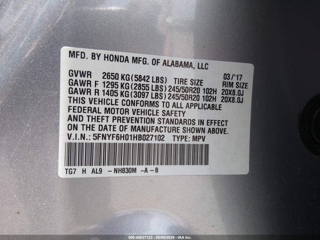 Honda Pilot Elite