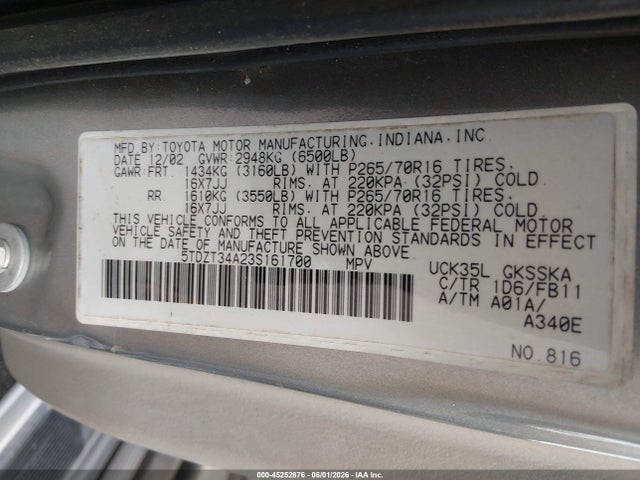 Toyota Sequoia Sr5 V8