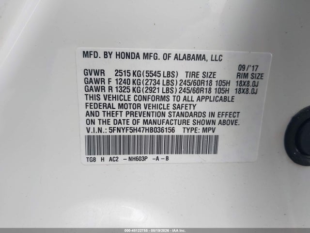 Honda Pilot Ex