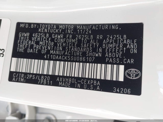 Toyota Camry Xse