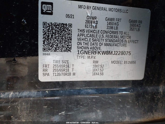 Chevrolet Traverse Fwd Ls