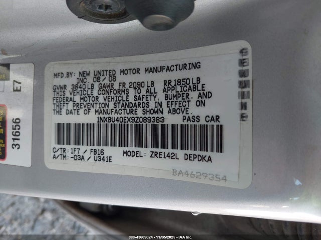 Toyota Corolla Le