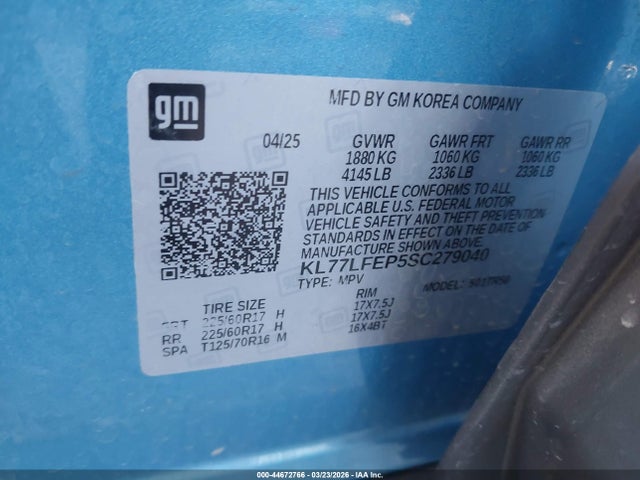 Chevrolet Trax Fwd Ls