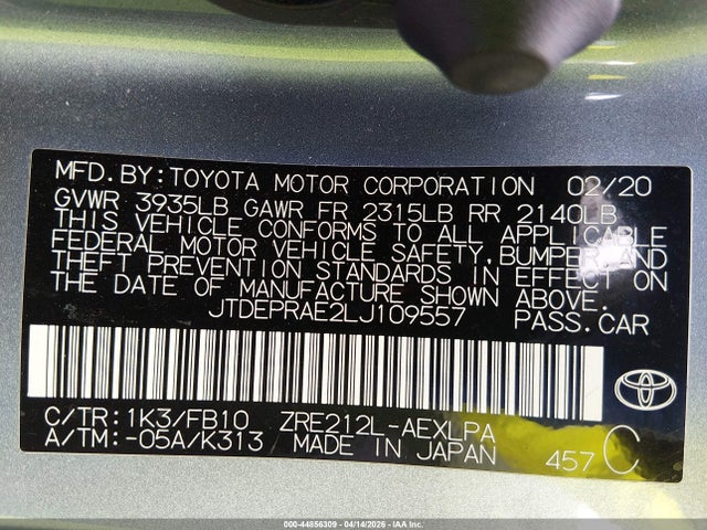 Toyota Corolla Le