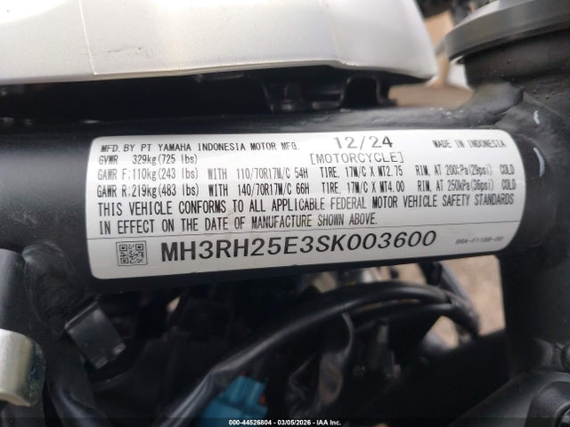 Yamaha Yfz320 A