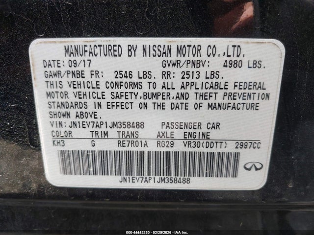 INFINITI Q50 3.0t Luxe