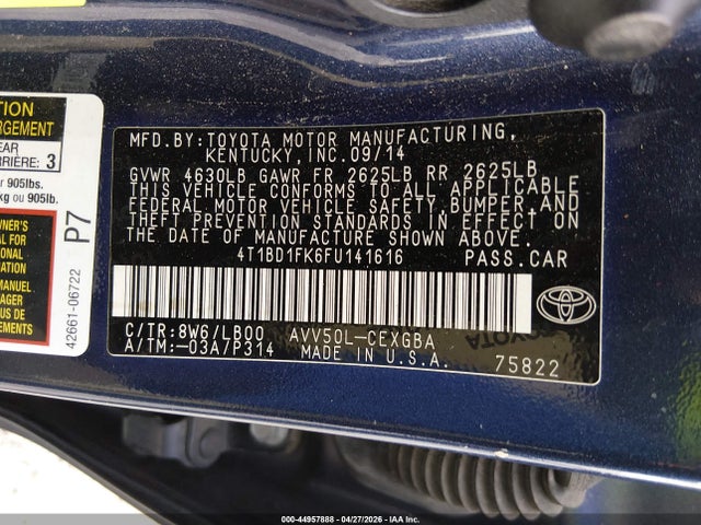 Toyota Camry Xle