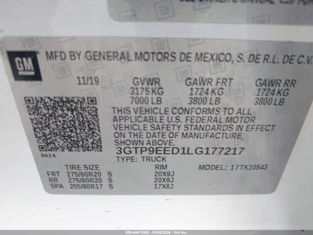 GMC Sierra 1500 4wd  Short Box At4