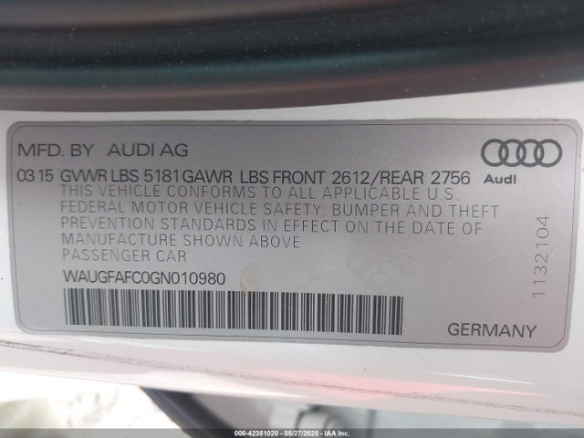 Audi A6 2.0t Premium Plus