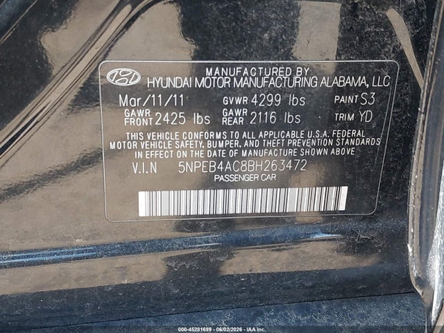Hyundai SONATA Gls