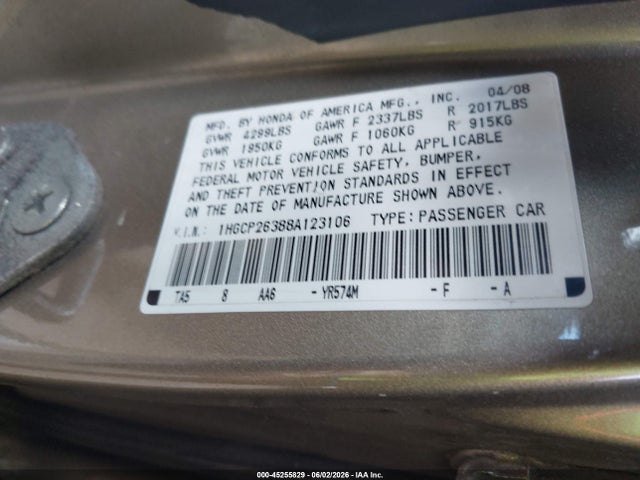 Honda Accord 2.4 Lx