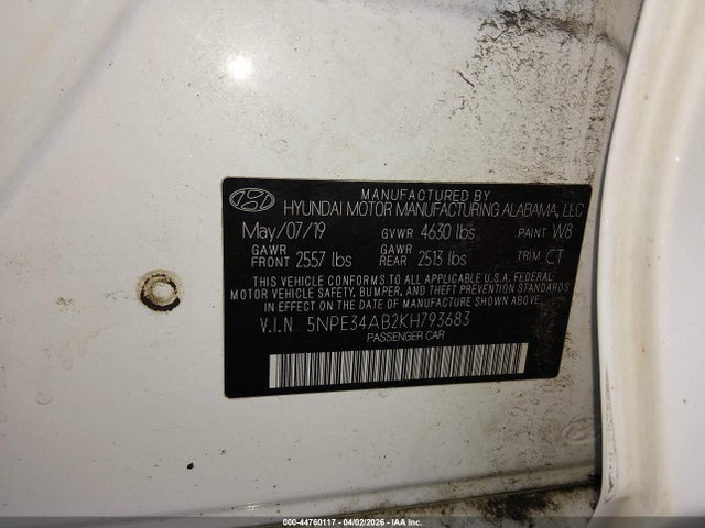 Hyundai SONATA Limited 2.0t