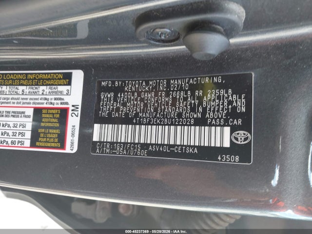 Toyota Camry Se