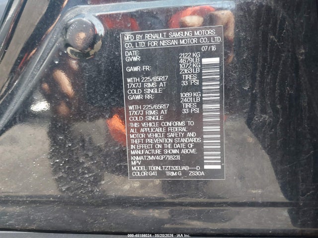 Nissan Rogue Sv