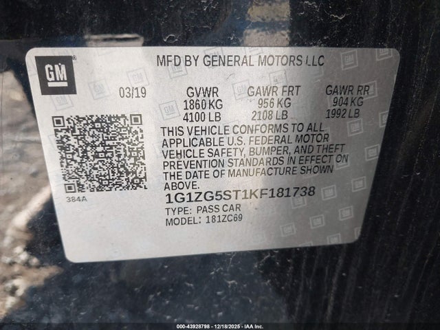 Chevrolet Malibu Rs