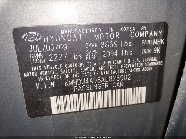 Hyundai ELANTRA Gls