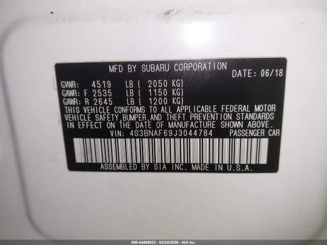 Subaru Legacy 2.5i Premium