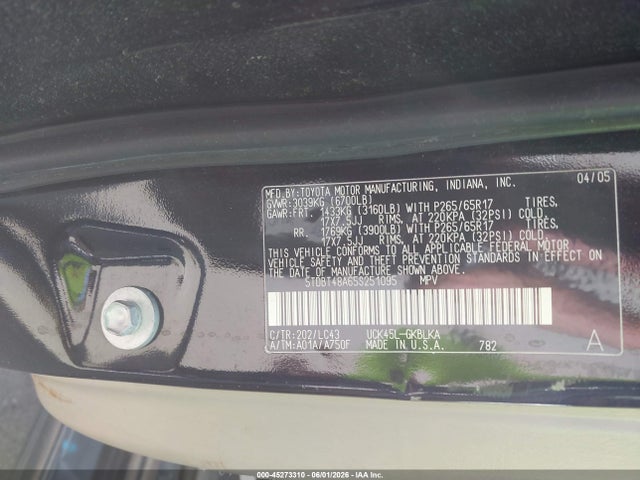 Toyota Sequoia Limited V8