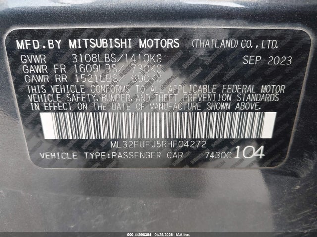 Mitsubishi Mirage Es