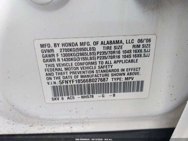 Honda Pilot Ex-l