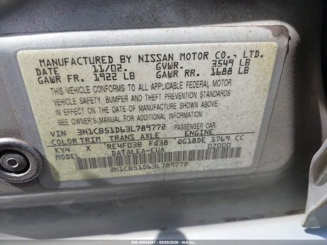 Nissan Sentra Gxe