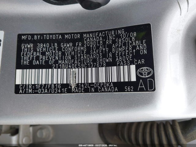 Toyota Corolla Le